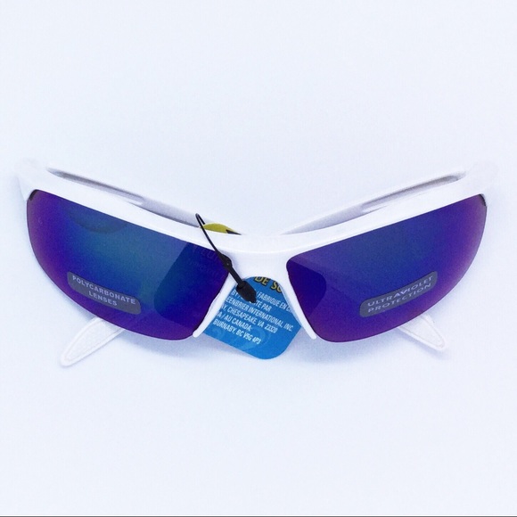NWT White Wrap Sunglasses! - Picture 4 of 4